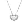 Natural Pearl Fengshui Longeval Lock 925 Silver Pendant Necklace - FengshuiGallary