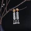 Natural Pearl Plum Flower Earrings - FengshuiGallary
