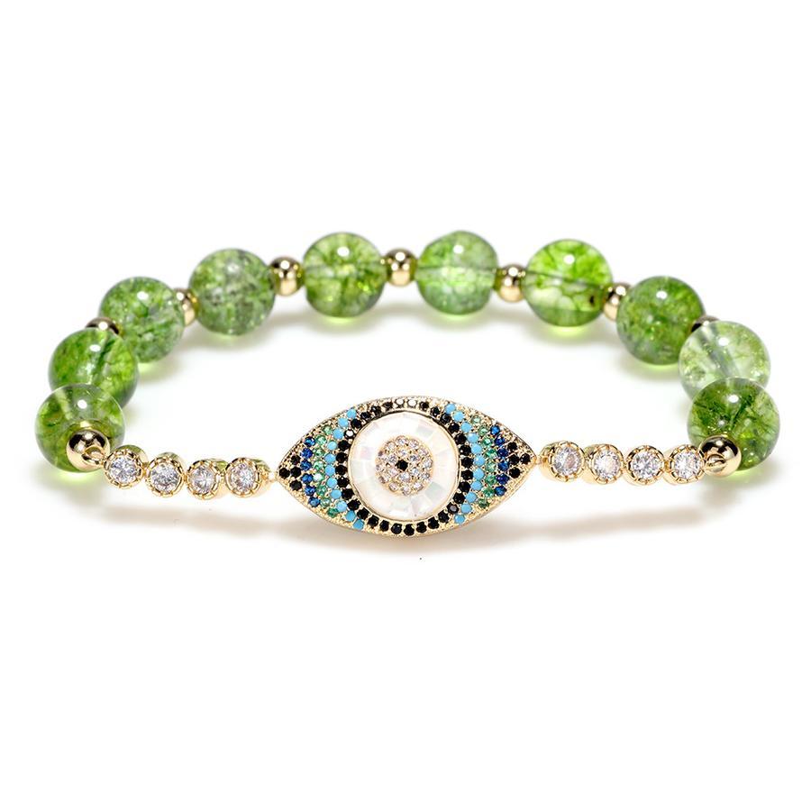 Natural Peridot Healing Bracelet - FengshuiGallary