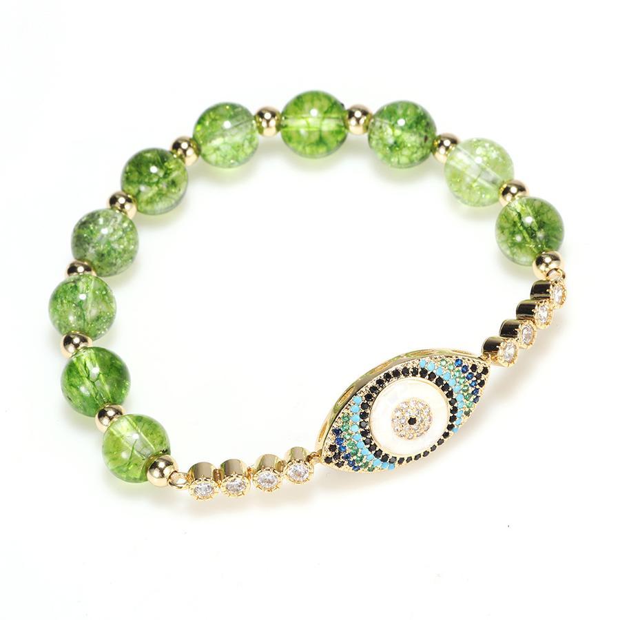 Natural Peridot Healing Bracelet - FengshuiGallary