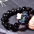 Natural Rainbow Obsidian Pixiu Protection Bracelet - FengshuiGallary