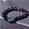 Natural Rainbow Obsidian Pixiu Protection Bracelet - FengshuiGallary