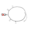 Natural Red Garnet Pixiu Lucky Silver Bracelet - FengshuiGallary