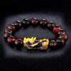Natural Red Tiger Eye Color Changing Pixiu Protection Bracelet - FengshuiGallary