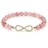 Natural Strawberry Crystal Charm Lucky Bracelet - FengshuiGallary