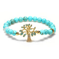 Natural Turquoise Life Of Tree Healing Bracelet - FengshuiGallary