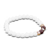 Natural White Chalcedony Positivity Bracelet - FengshuiGallary