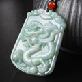 Natural Whithe Jade 12 Chinese Zodiac Lucky Amulet Pendant Necklace - FengshuiGallary