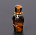 Natural Yellow Tiger`s Eye Perfume Bottle Healing Pendant - FengshuiGallary