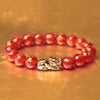 New Edition Gold Pixiu Red Agate Lucky Bracelet - FengshuiGallary