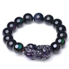 (New Edition)Natural Rainbow Obsidian Pixiu Healing Bracelet - FengshuiGallary