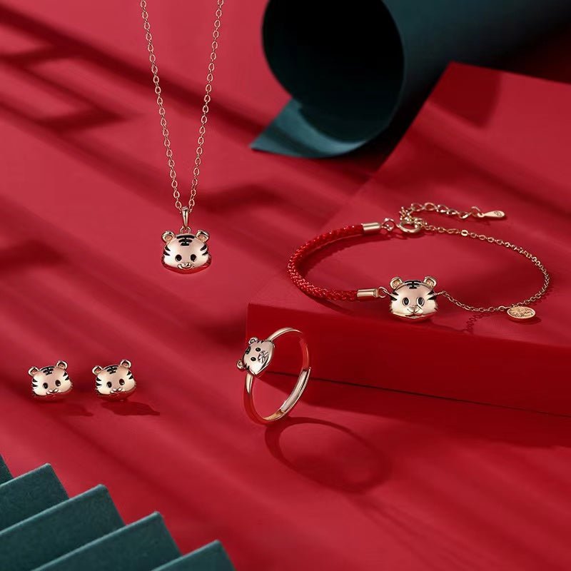New Year Tiger Jewelry Set -2022 Year Of Tiger - FengshuiGallary