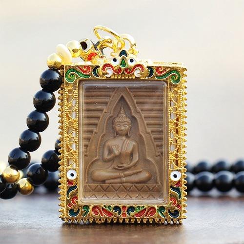 Phra Paknam Thai Buddha Amulet Protection Pendant - FengshuiGallary