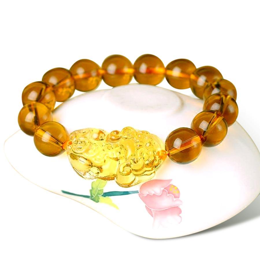 Pi Yao Citrine Wealth Bracelet - FengshuiGallary