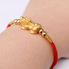 Pixiu Red String Bracelet-999 Sterling Silver - FengshuiGallary