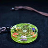 Rainbow Crystal Orgonite Chakra Reiki Healing Pendant Necklace - FengshuiGallary
