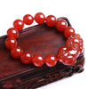 Red Agate Lucky Pixiu Wealth Bracelet - FengshuiGallary