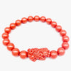 Red Cinnabar Pixiu Protection Bracelet - FengshuiGallary