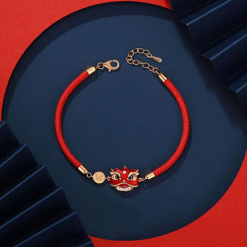 Red String Bracelet-Fengshui Lion - FengshuiGallary