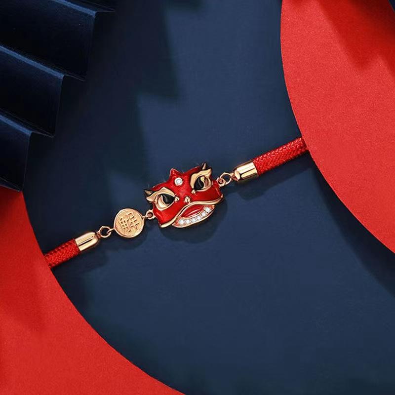 Red String Bracelet-Fengshui Lion - FengshuiGallary