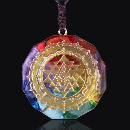 Reiki Orgonite Chakra Energy Pendant Necklace - FengshuiGallary