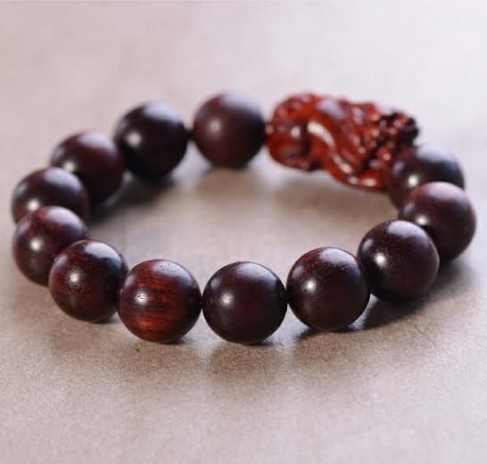 Rosewood Pixiu Fengshui Bracelet - FengshuiGallary