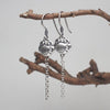 Ruyi Earrings-925 Silver Tassel - FengshuiGallary