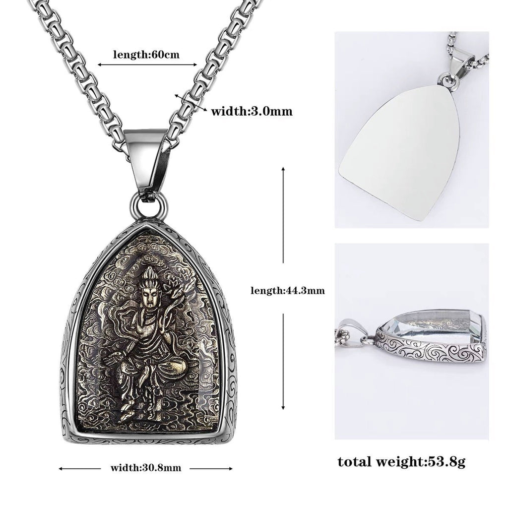 Samantabhadra Bodhha Titanium Pendant - FengshuiGallary
