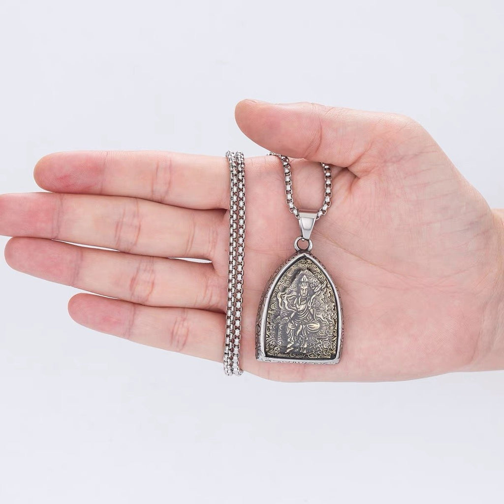 Samantabhadra Bodhha Titanium Pendant - FengshuiGallary