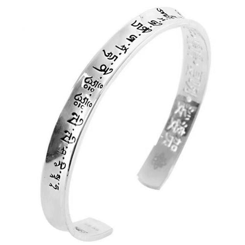 Sanskrit Heart Sutra Lucky Bangle - FengshuiGallary