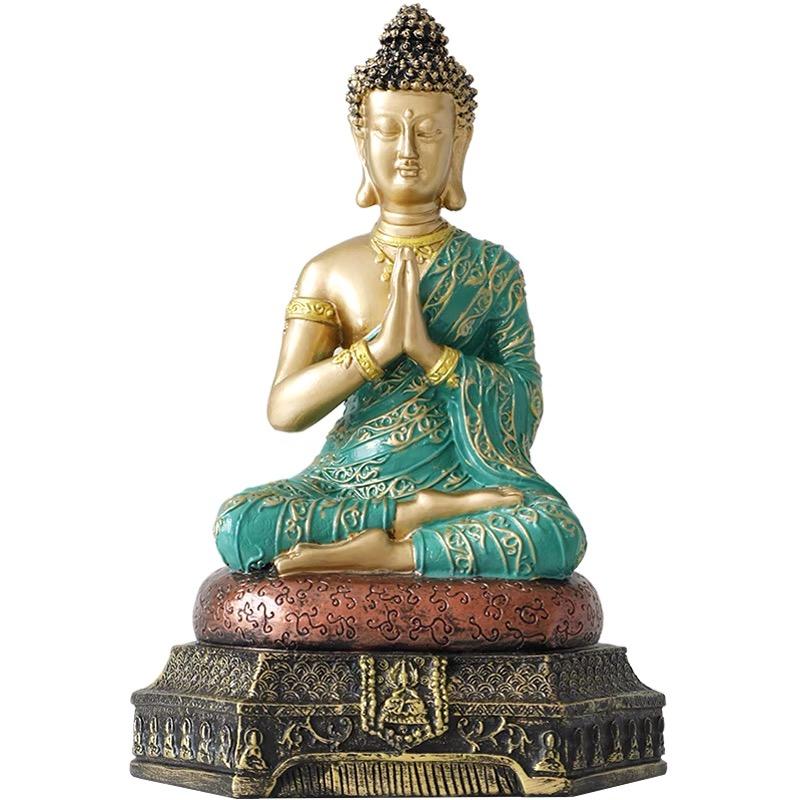 Serenity Shakyamuni Buddha Decorative Statue - FengshuiGallary