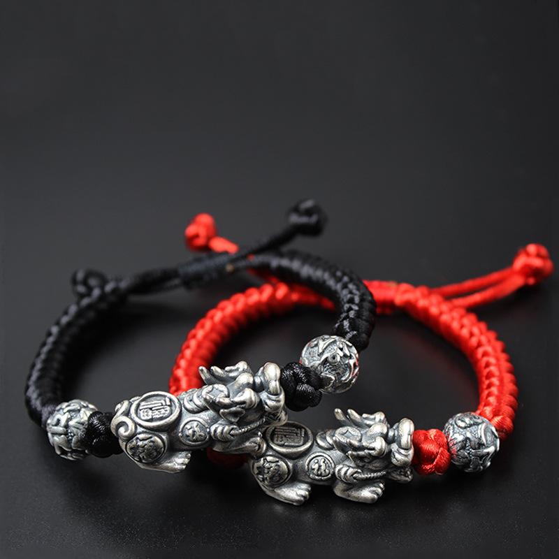 Silver Pixiu Wealth Bracelet 2021 New Year Edition - FengshuiGallary
