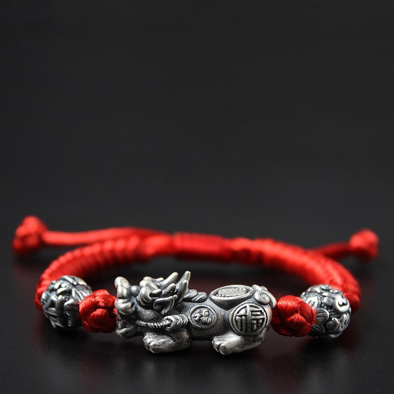Silver Pixiu Wealth Bracelet 2021 New Year Edition - FengshuiGallary