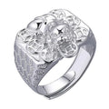 Silver Pixiu Wealth Ring(Adjustable) - FengshuiGallary