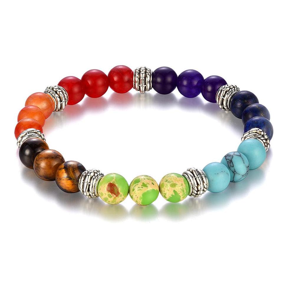 Six Buddhist Natural Agate Bracelet - FengshuiGallary