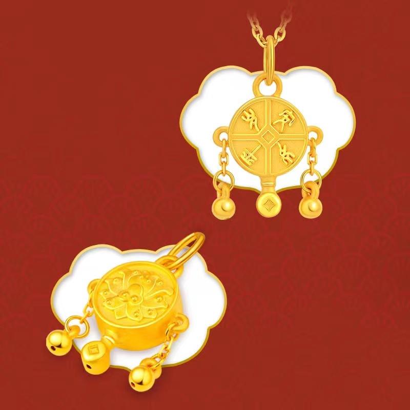 Six True Words Mantra Lucky Pendant Necklace - FengshuiGallary