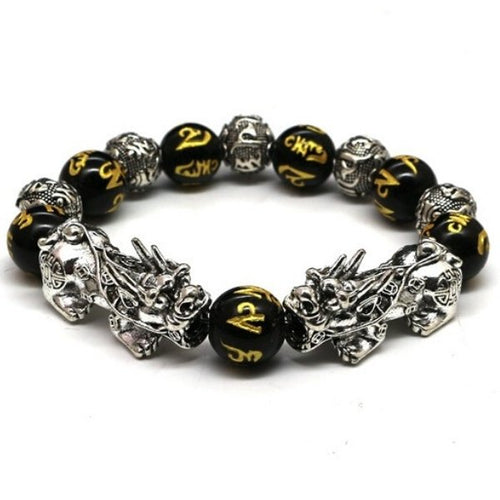 Six True Words Pixiu Mantra Protection Bracelet - FengshuiGallary