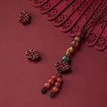 Strawberry Quartz Cinnabar Knot Phone Chain - FengshuiGallary