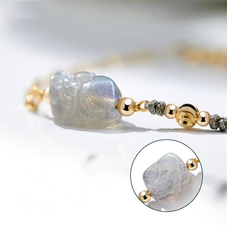 Strawberry Quartz Pixiu Energy Bracelet - FengshuiGallary