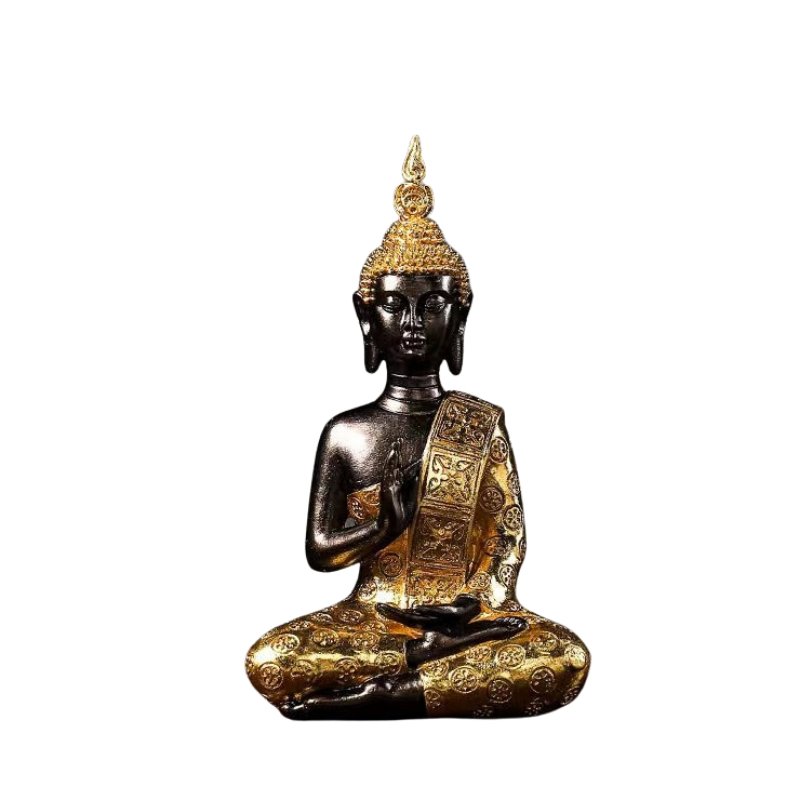 Thai Sitting Buddha Statue for Home Decor - FengshuiGallary