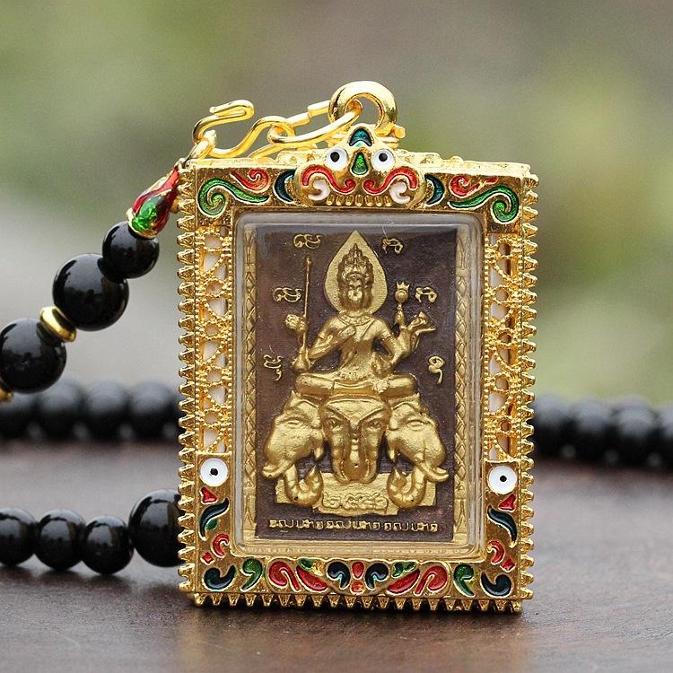 The Thai Four-Faces Buddha Gold Amulet (Erawan shrine) - FengshuiGallary