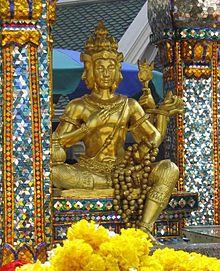 The Thai Four-Faces Buddha Gold Amulet (Erawan shrine) - FengshuiGallary