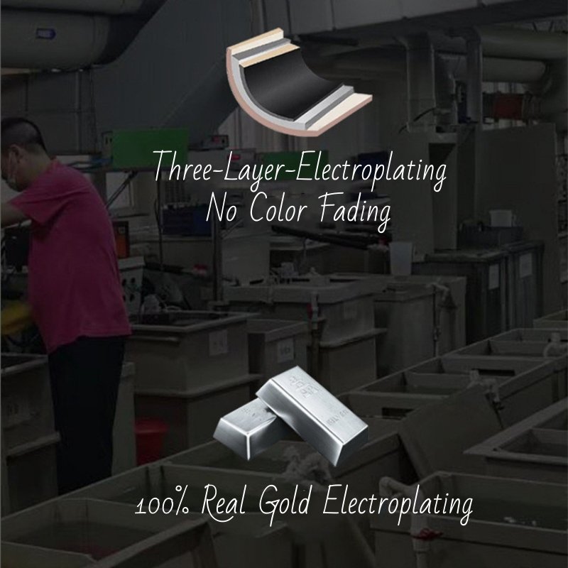 Tibetan Buddhist Six True Words Mantra Triple Interlocked Silver Ring - FengshuiGallary