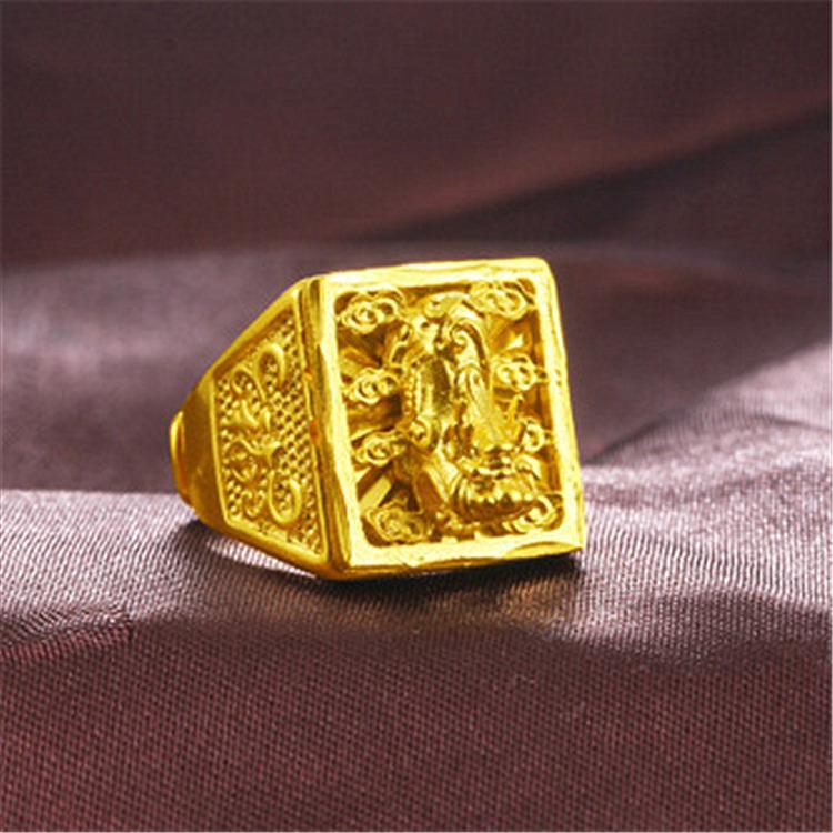Wealth Gold Pixiu Ring(Adjustable) - FengshuiGallary