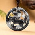 Wealth Horse Jade Pendant-Grade A Jade - FengshuiGallary