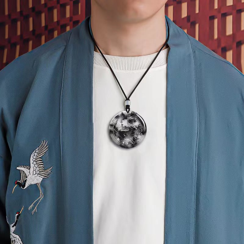 Wealth Horse Jade Pendant-Grade A Jade - FengshuiGallary