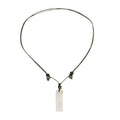White Agate Lucky Pendant-Auspicious Bamboo - FengshuiGallary
