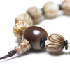 White Bodhi Beads Prayer Bracelet - FengshuiGallary