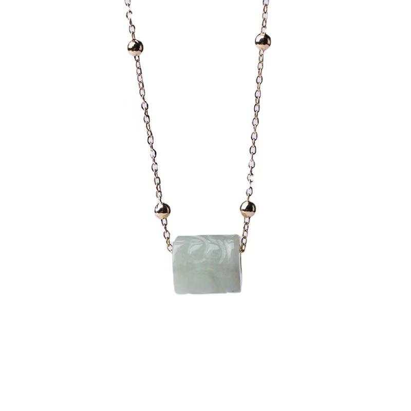 White Jade Pendant Necklace - FengshuiGallary