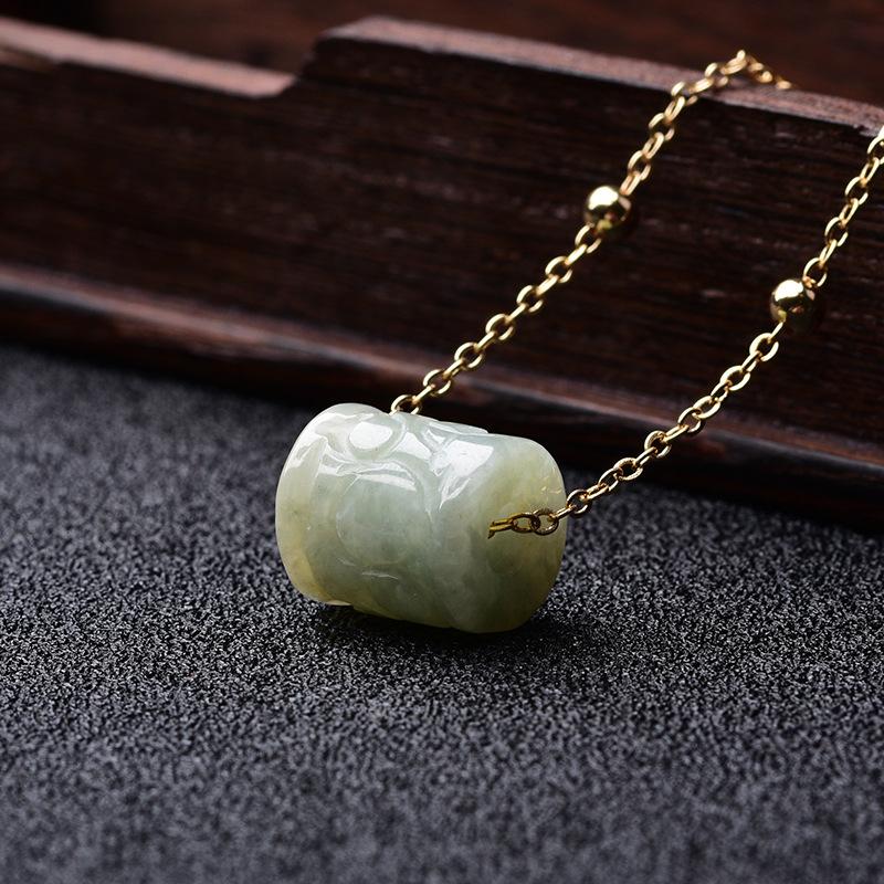 White Jade Pendant Necklace - FengshuiGallary